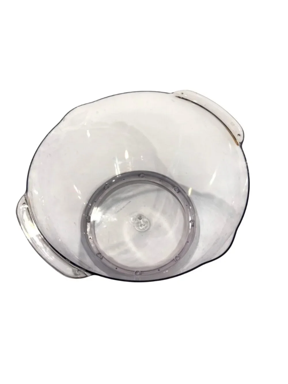 KitchenAid Salad Spinner White Plastic Compact Easy Grip Handle Non Slip Base